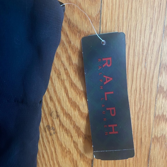 Ralph by Ralph Lauren Vintage Flowy Black Formal Maxi Dress with Ruffles - Picture 2 of 4